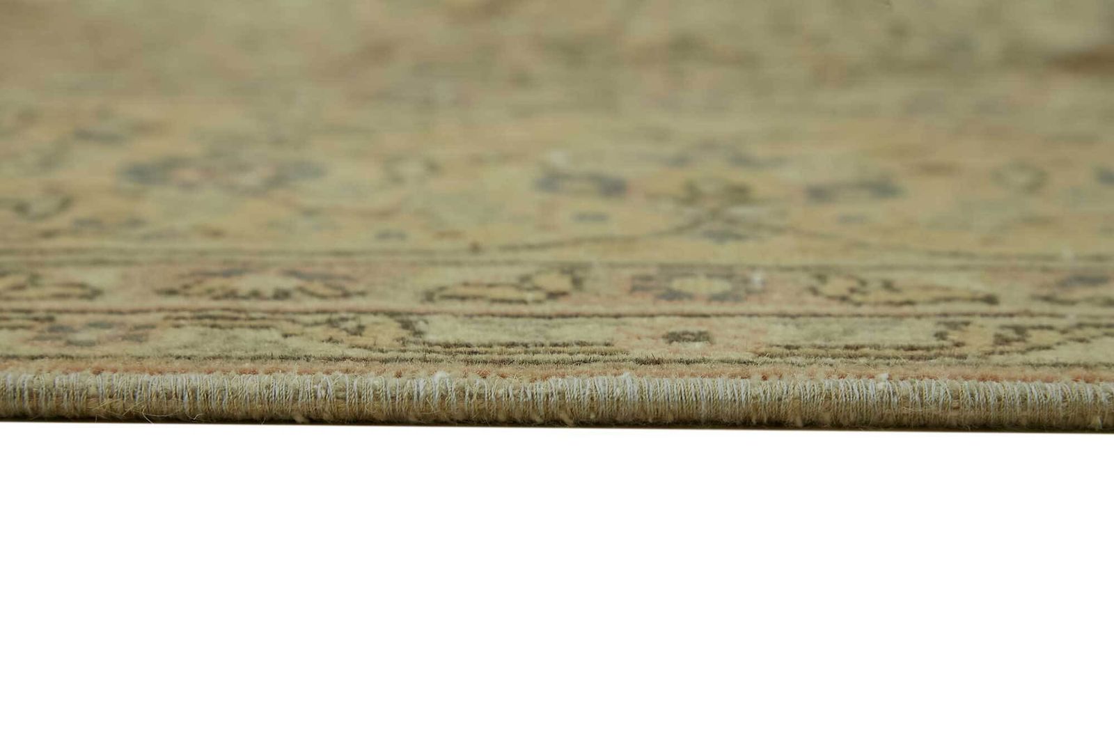 Handmade Beige Vintage Large Area Rug 275 Cm X 355 Cm photo vintage