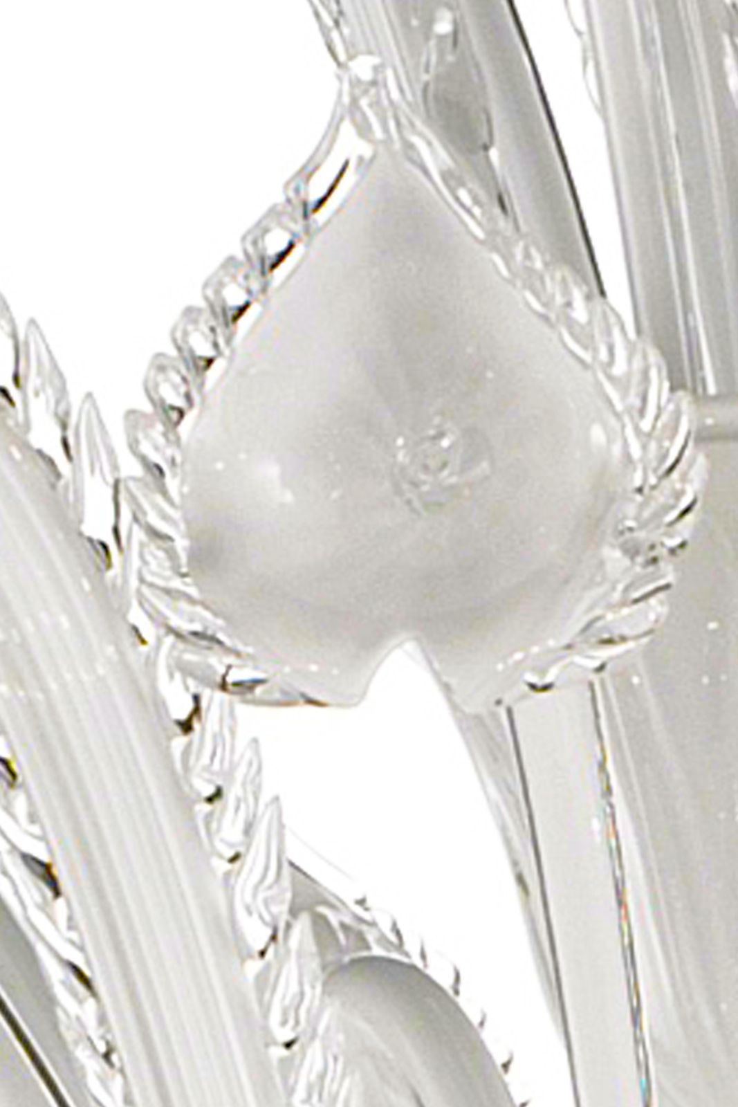 Venetian White "Cà Rezzonico" Murano Glass Chandelier photo 13731.0
