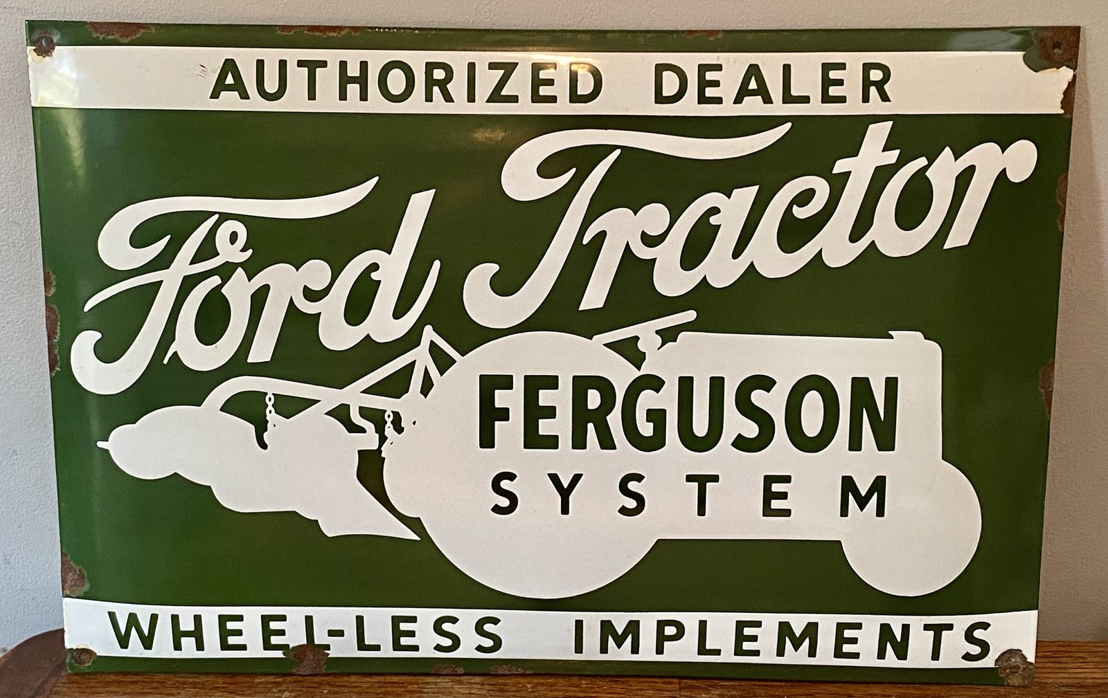 Ford Tractor Agriculture Enamel Metal Farm Sign Massey Ferguson Farming Equipment Ranch Smallholding Homestead Farmstead Croft John Deere New Holland photo Home Decor