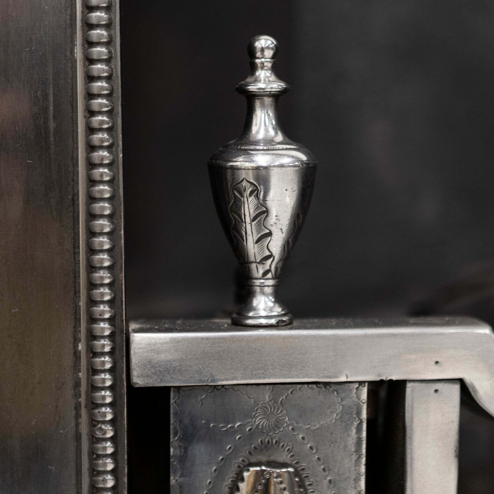 Antique Georgian Polished Steel Register Grate | Robert Adam photo furniture