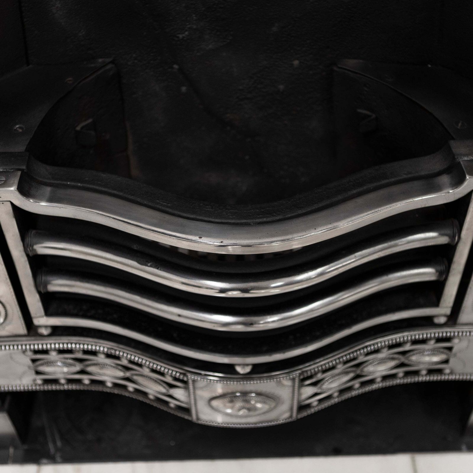 7500.0 Antique Georgian Polished Steel Register Grate | Robert Adam photo