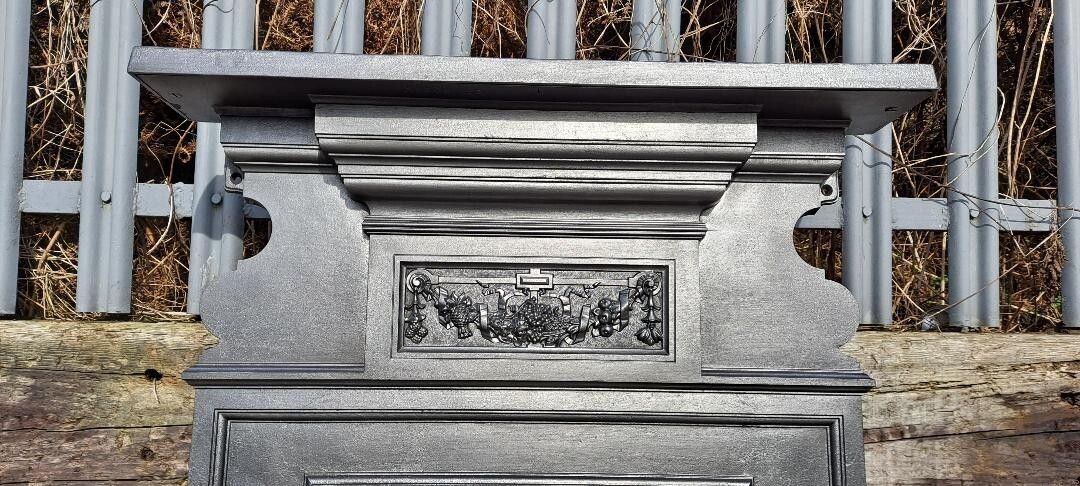 Victorian Cast Iron Combination Fireplace Original  Antique  Fireplace Surround photo buy