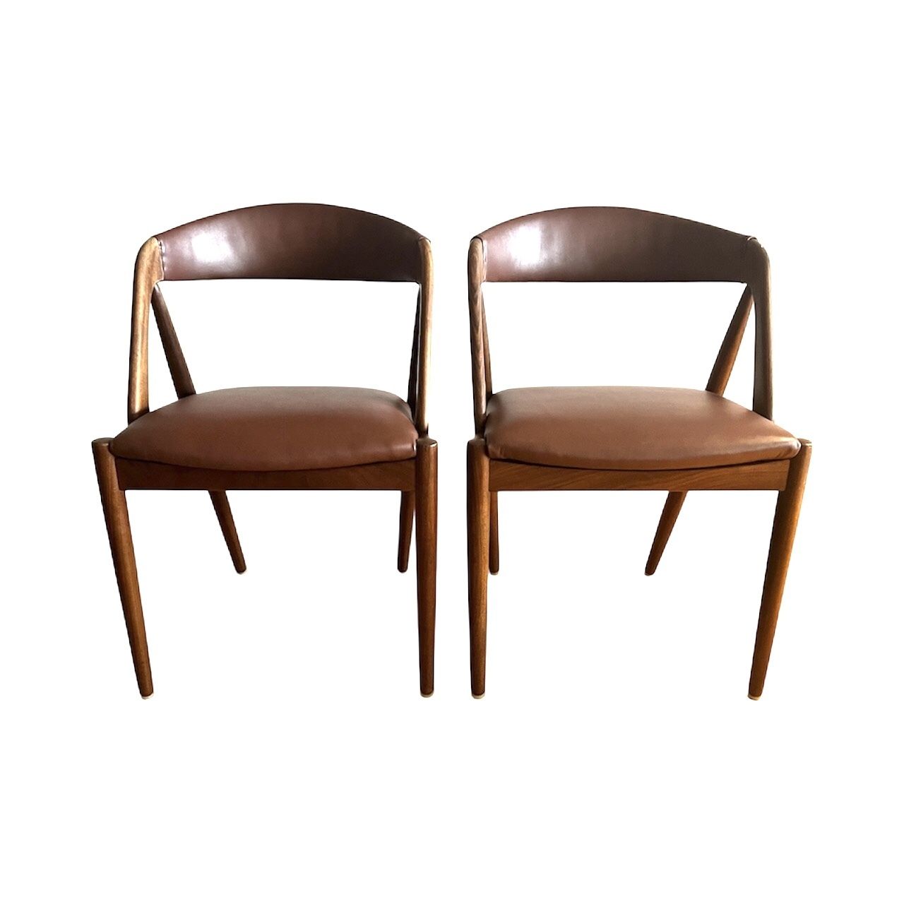 Pair Of Mid Century Chairs By Kai Kristiansen photo 995.0