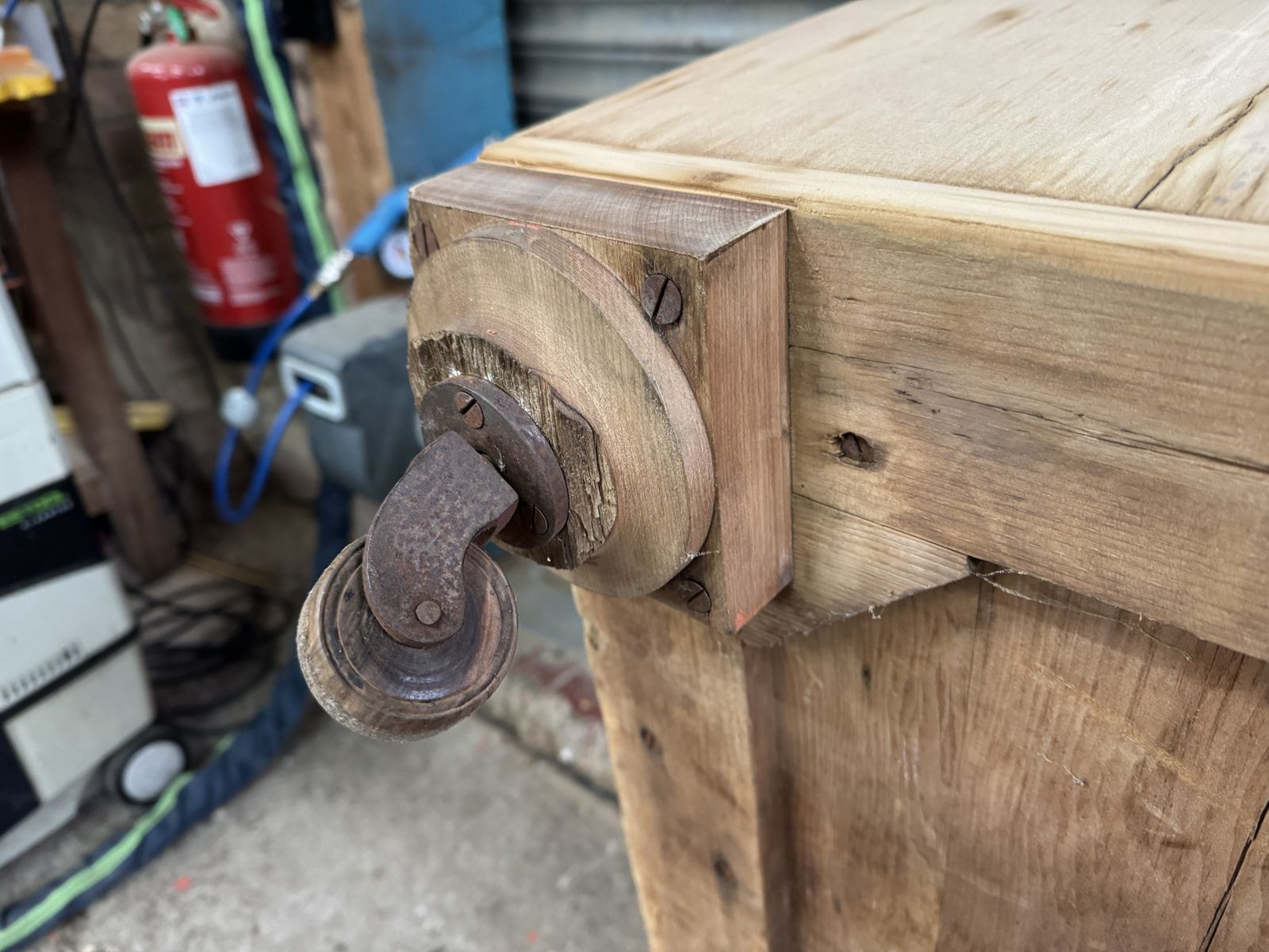 photo furniture One Of A Kind Antique Pine Blanket Box/Cupboard Ready For Finish   Wax/Paint