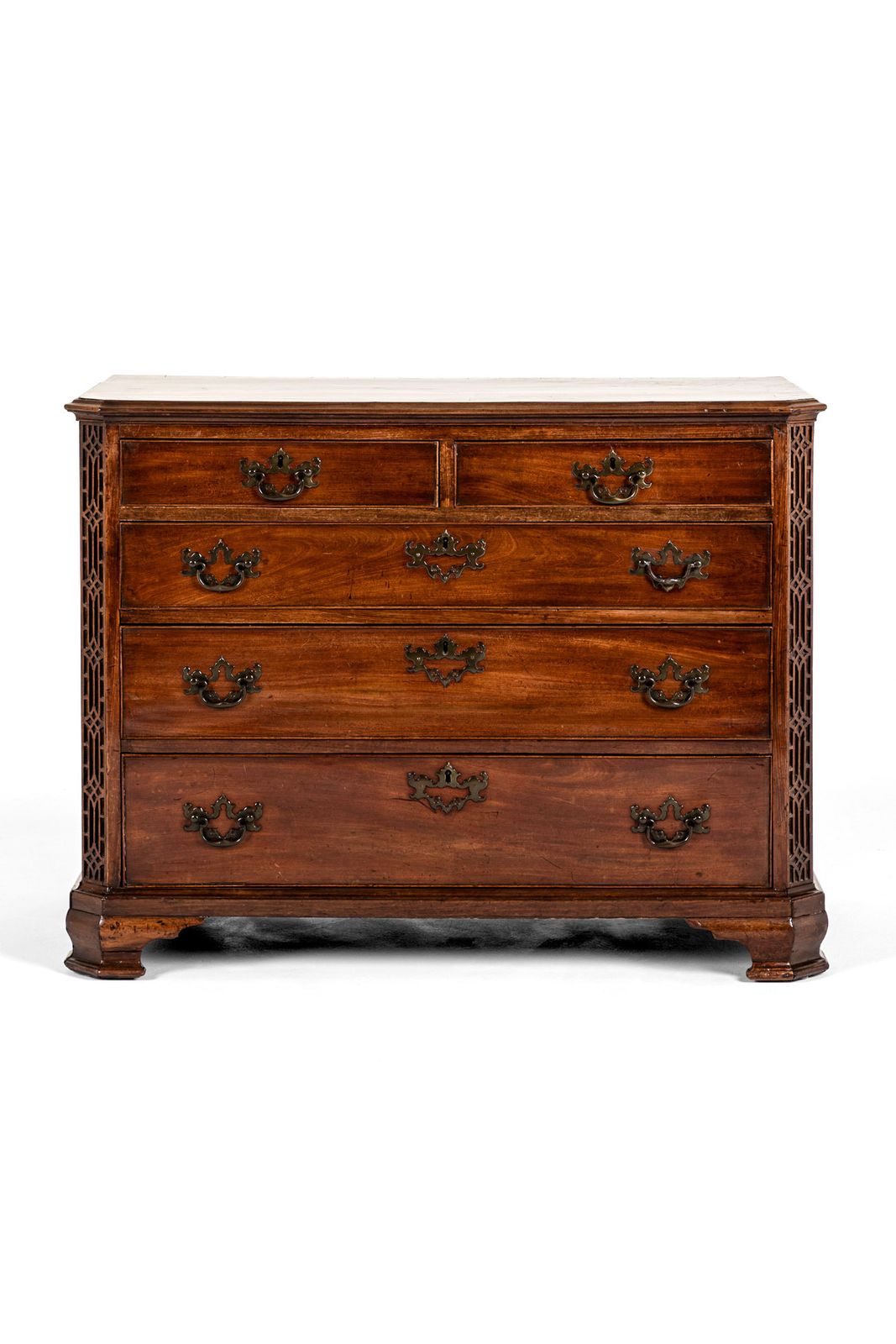 Small George III Mahogany Chest