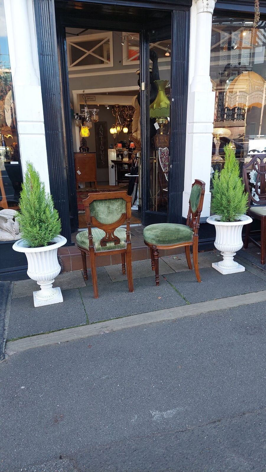 Pair Of Victorian Mahogany Occasional Chairs photo vinterior