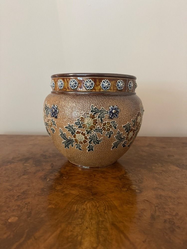 Fine Quality Antique Doulton Lambeth Jardiniere photo Home Decor