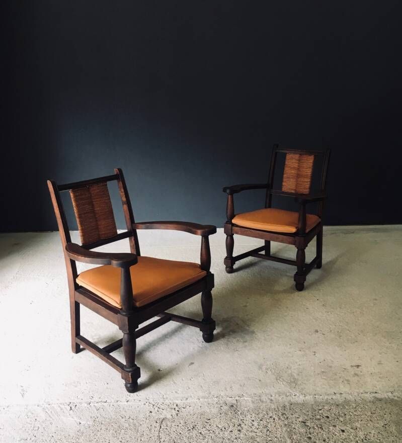 Mid Century Modernist Arm Chair Set By Francis Jourdain, France 1940's photo 2900.0