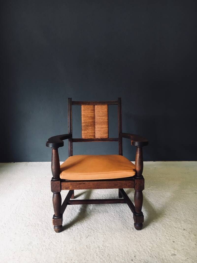 photo buy Mid Century Modernist Arm Chair Set By Francis Jourdain, France 1940's