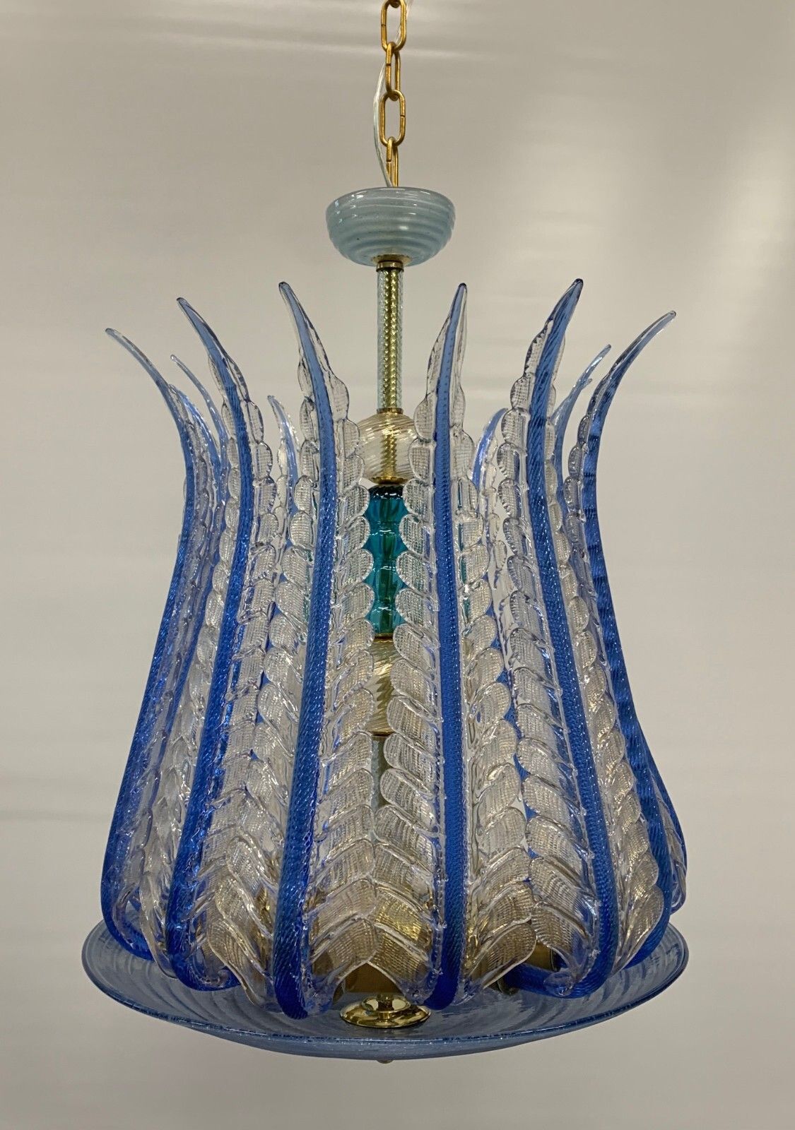 Seguso Murano Chandelier Made In Italy 1960 photo for sale