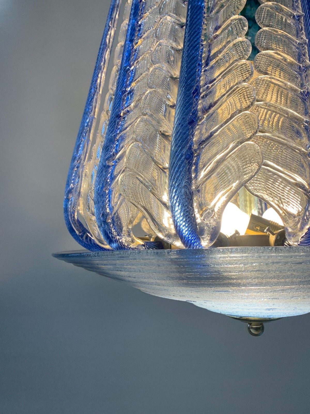 Seguso Murano Chandelier Made In Italy 1960 photo buy
