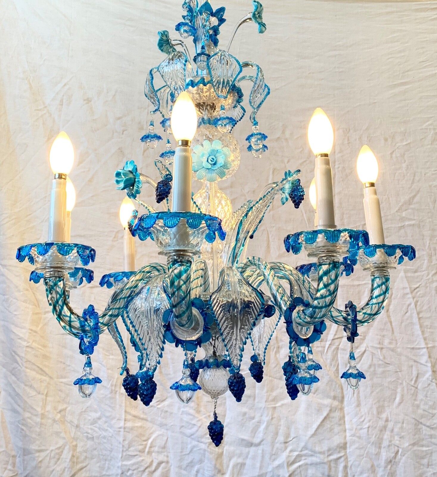 Vintage Murano Glass Chandelier Company A.V.E.M. photo furniture
