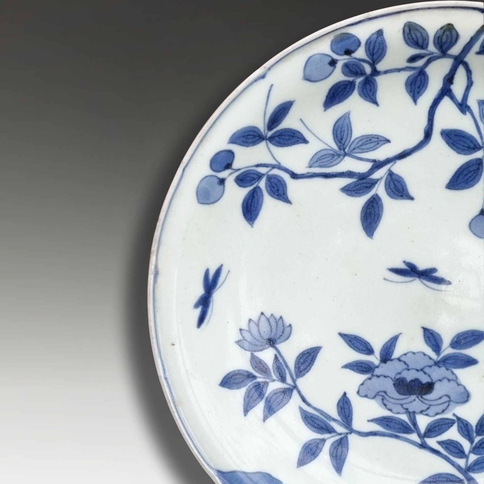 Japanese Kakiemon Early 1700's  Unusual Cobalt Blue/W  Rare And Magnificent 22cm photo Home Decor