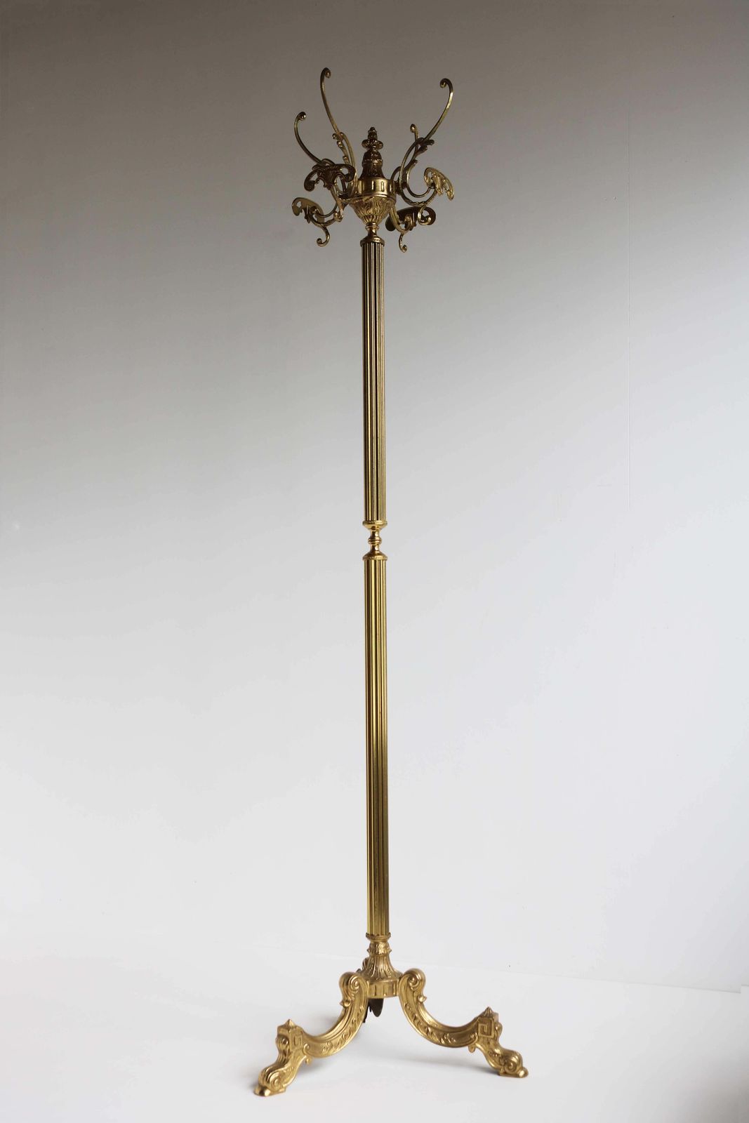 Midcentury 60s Antique Style Italian Coat Hat Rack Hollywood Regency Hall Tree photo furniture