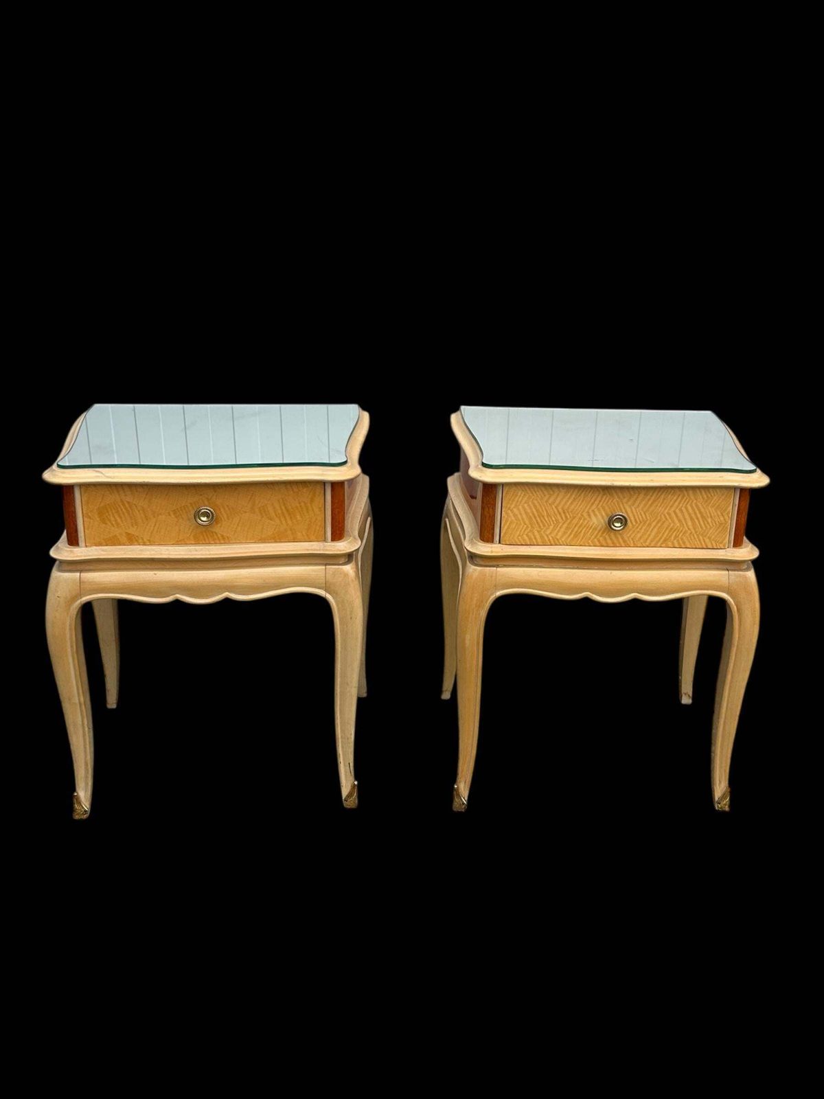 Pair Of Side Tables Attributed To Rene His photo furniture