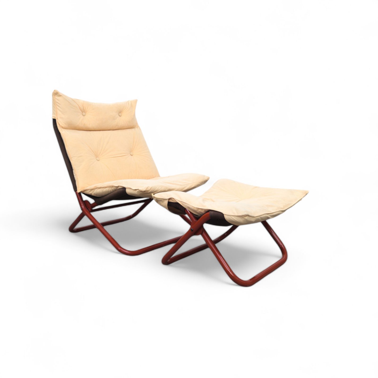 "Open" Folding Lounge Chair By Jan Dranger And Johan Huldt For Innovator, 1970s photo vinterior