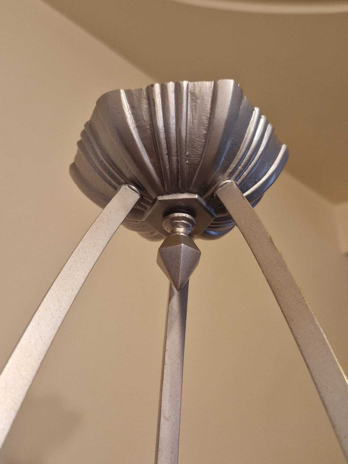 photo for sale Art Deco Chandelier   Muller Frères. French 1930s
