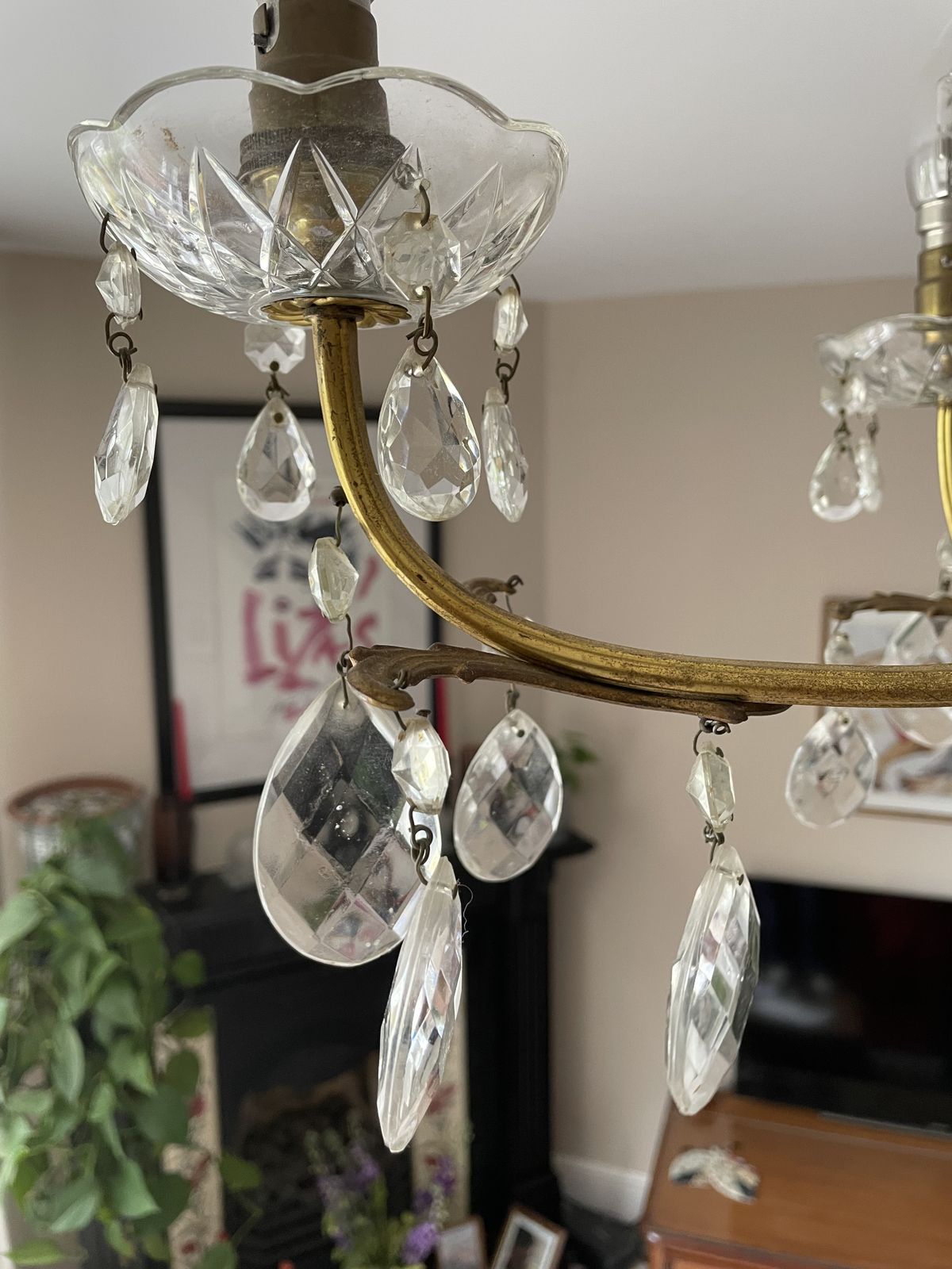 19th Century French Crystal Chandelier photo buy