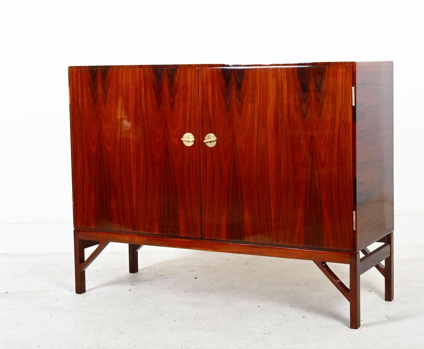 Rare Børge Mogensen Hardwood China Cabinet Model 232 photo furniture