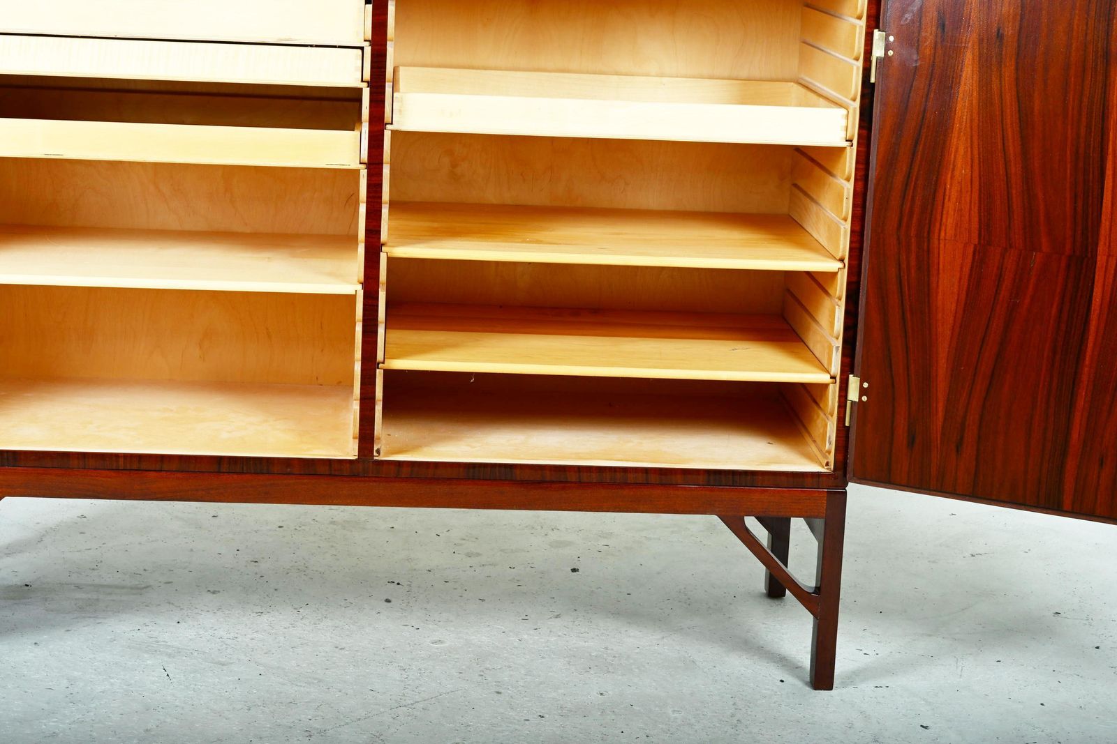 Rare Børge Mogensen Hardwood China Cabinet Model 232 photo vinterior