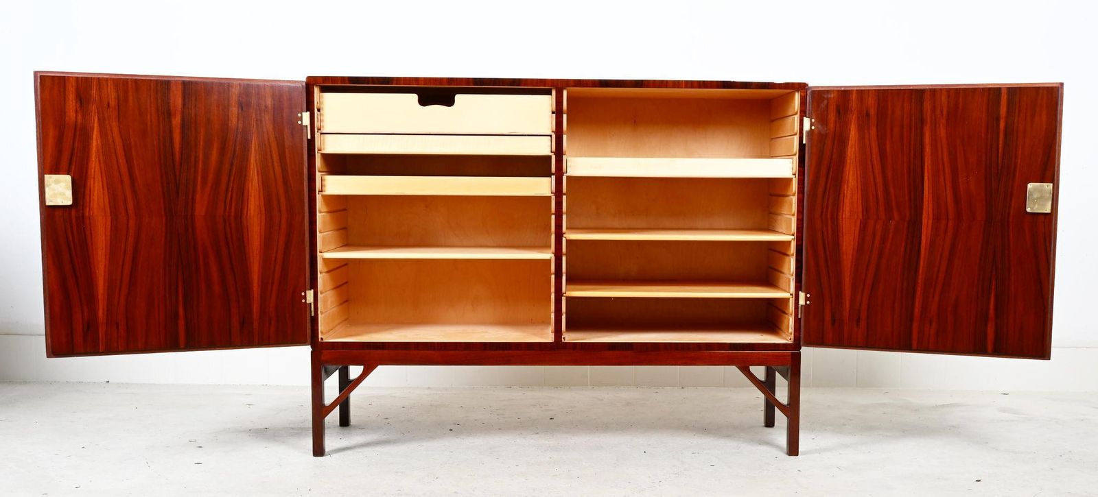 Rare Børge Mogensen Hardwood China Cabinet Model 232 photo buy