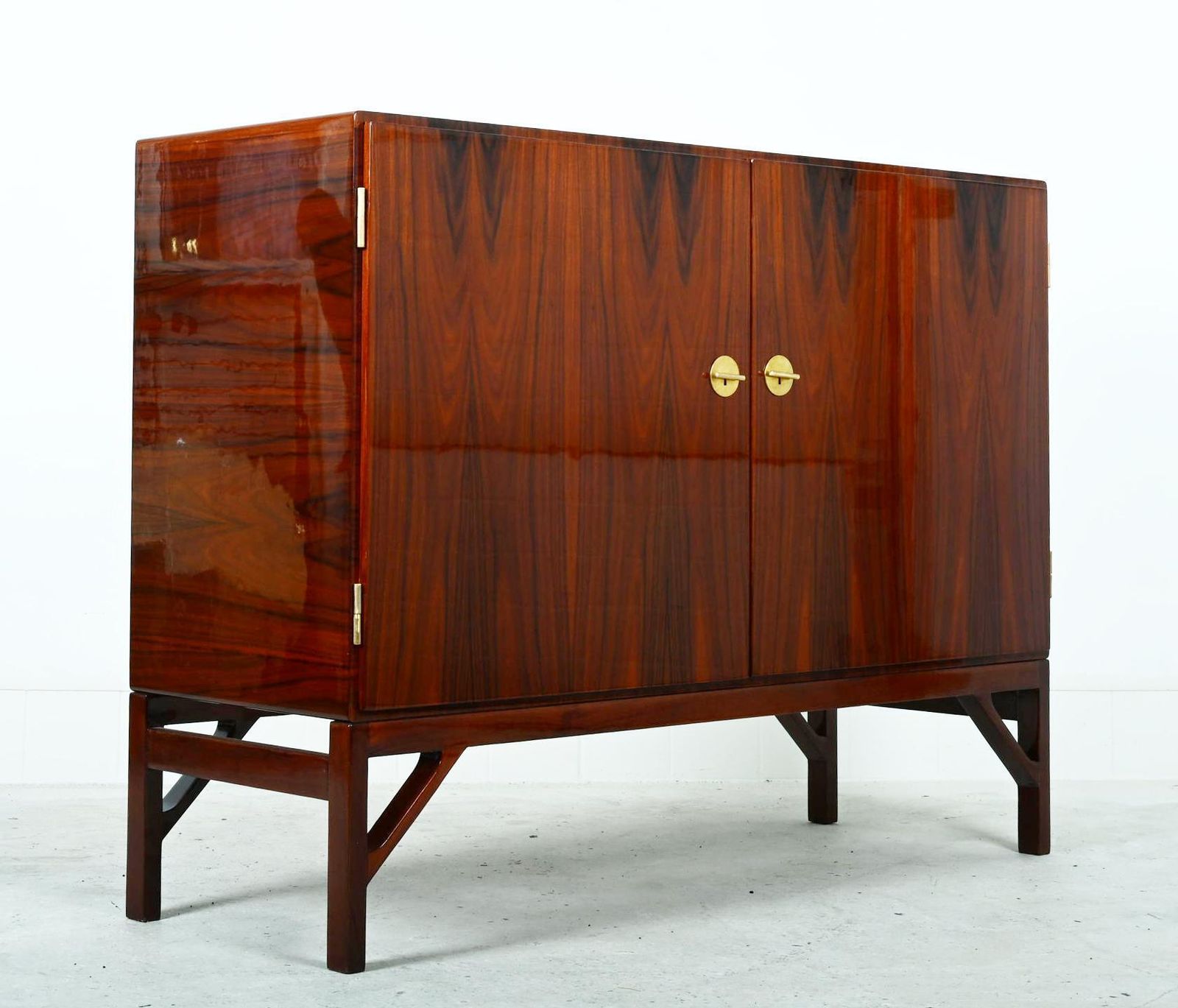 photo furniture Rare Børge Mogensen Hardwood China Cabinet Model 232