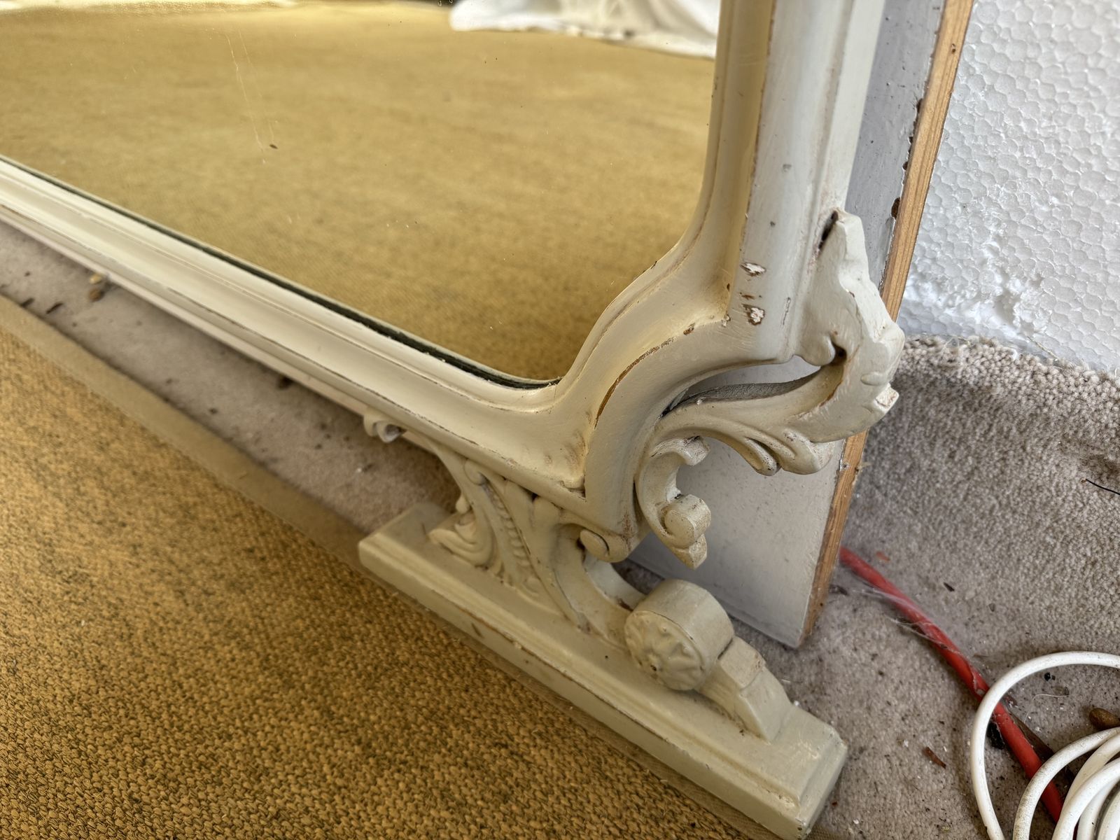 Antique Italian Mirror Extra Wide W 2.1m H 1.16m photo buy