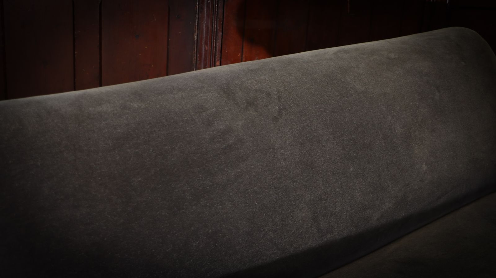 photo for sale George Smith Jules Sofa 2 Seater With Fixed Seat Charcoal Grey Mohair Rrp £10500