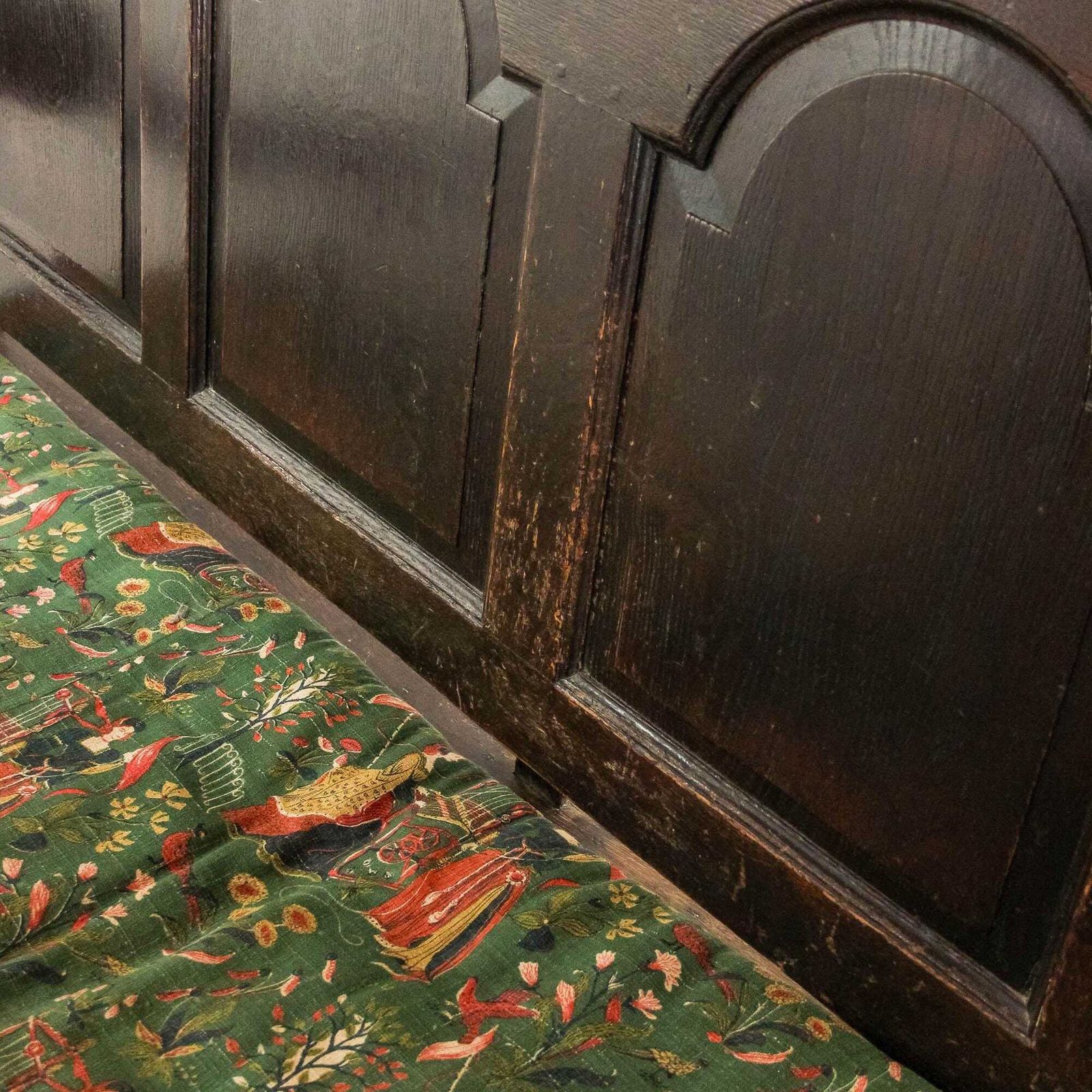 Antique Oak Settle | Oak Bench | Antique Bench | Antique Seating | Hallway | Early Antiques | Large Bench photo vintage