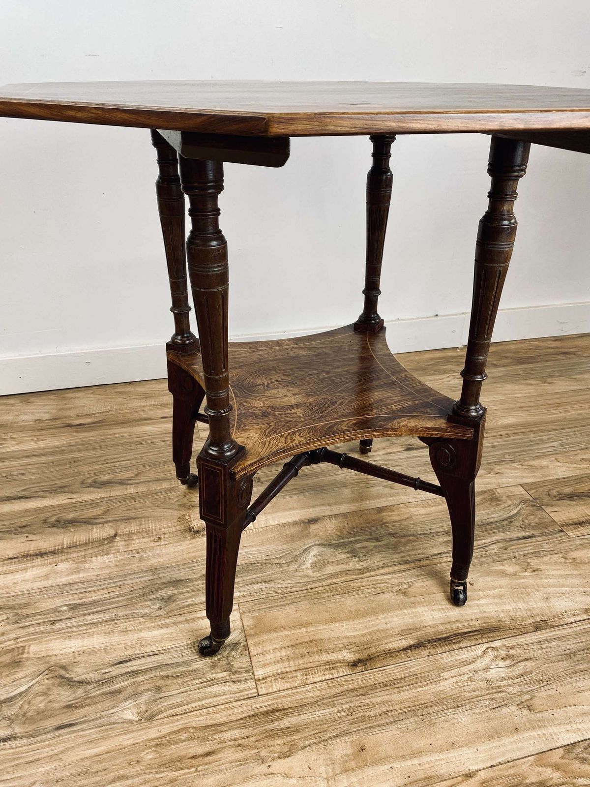 Aesthetic Movement Inlaid Rosewood Occasional Table. photo buy