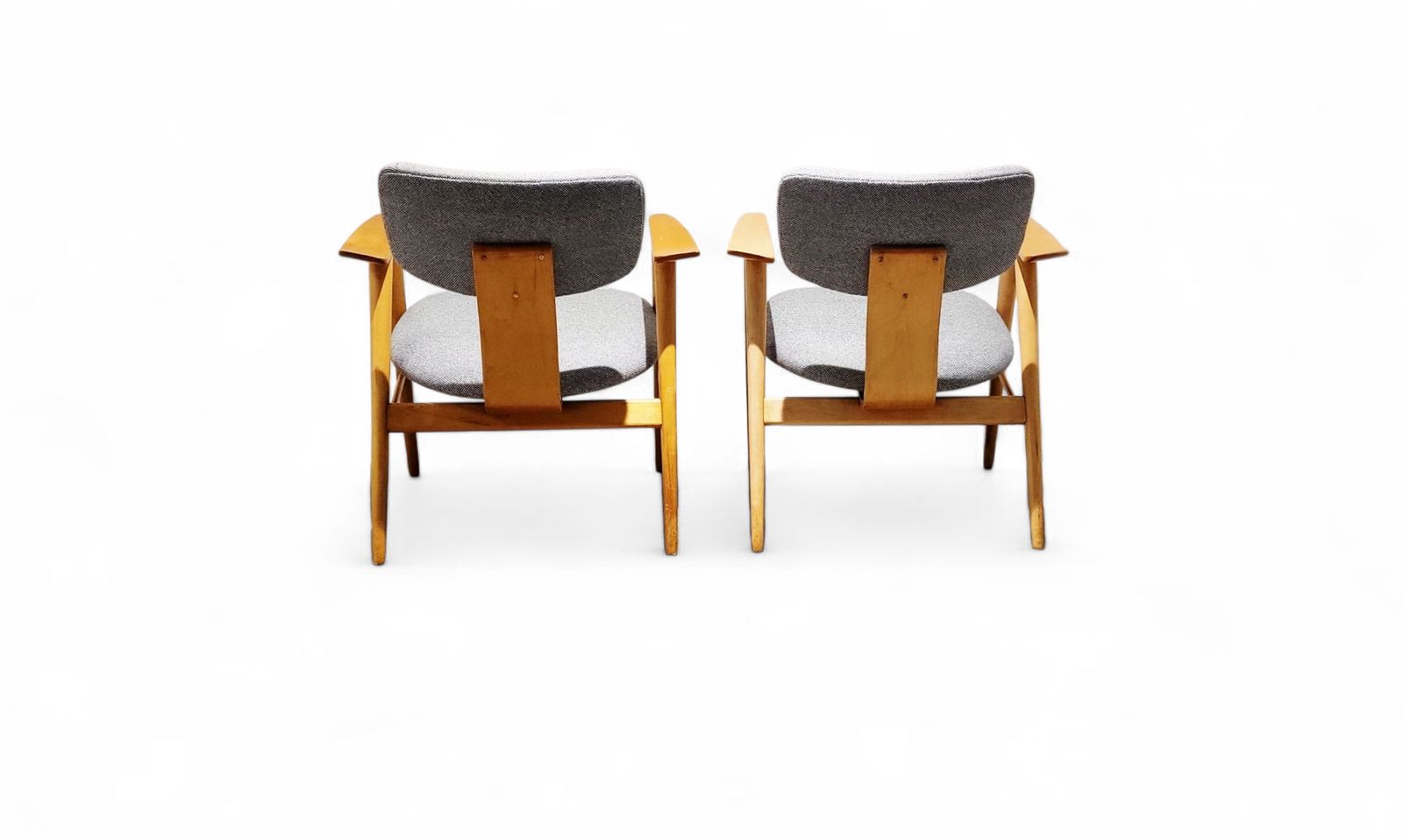 Mid Century Modern Lounge Chair Fb14 By Cees Braakman For Pastoe 1955, Set Of 2 photo for sale