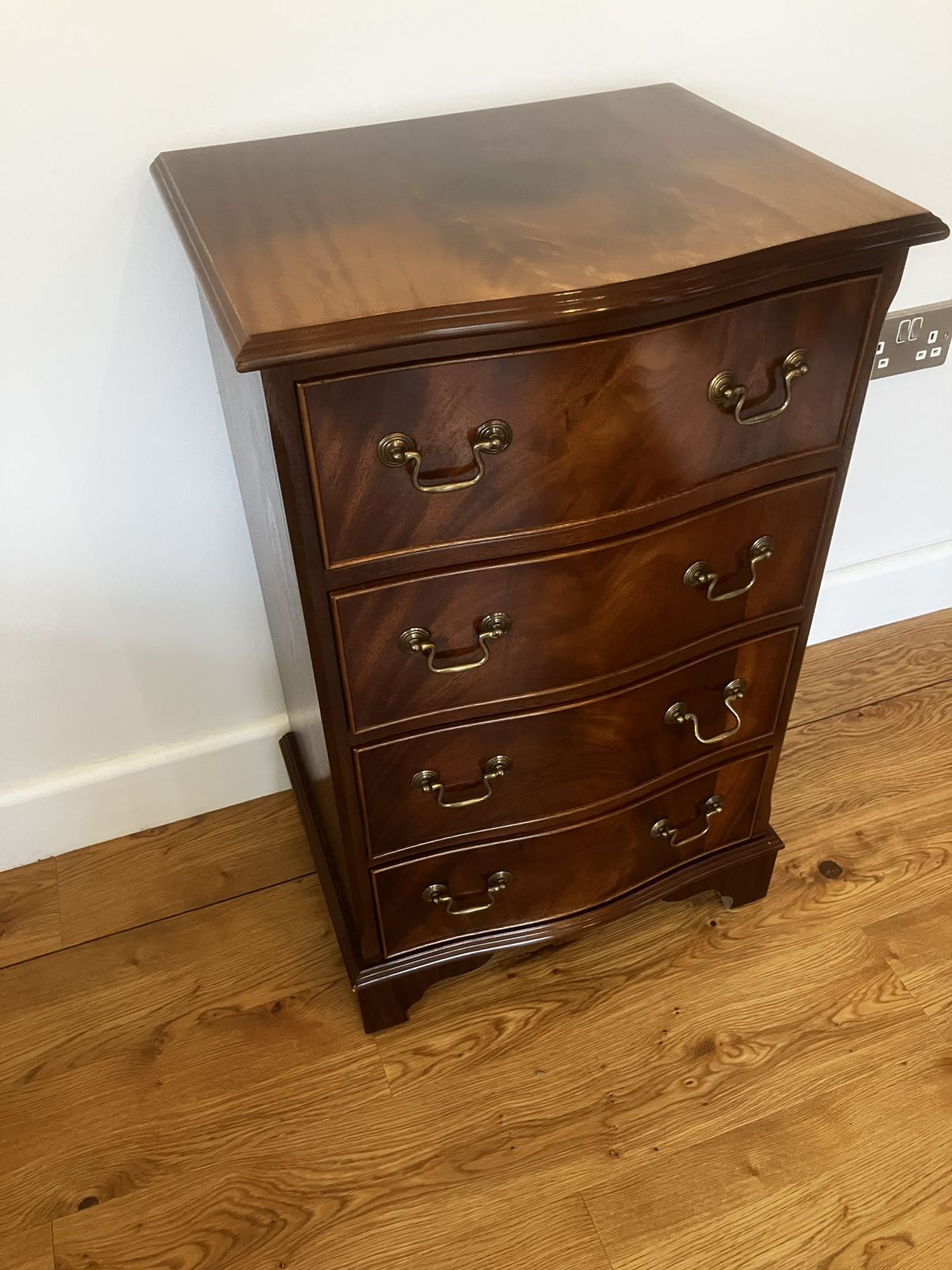 A Set Of Antique Bow Fronted Drawers photo for sale