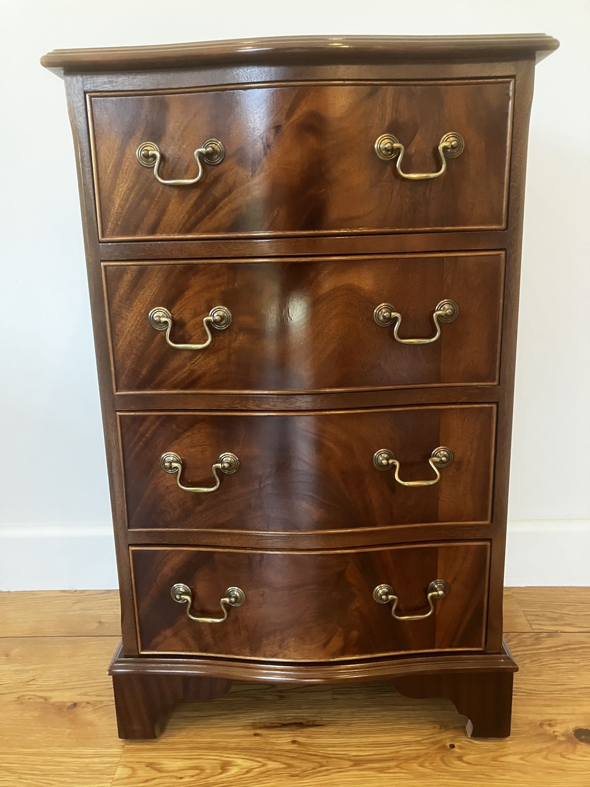 A Set Of Antique Bow Fronted Drawers photo Furniture