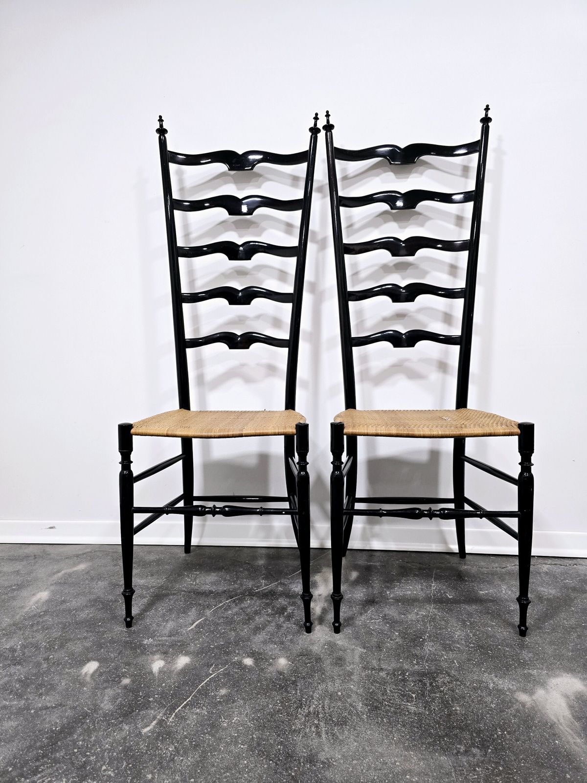 Paolo Buffa Ladder Chair For Chiavari, Italy 1950s 1 Of 2