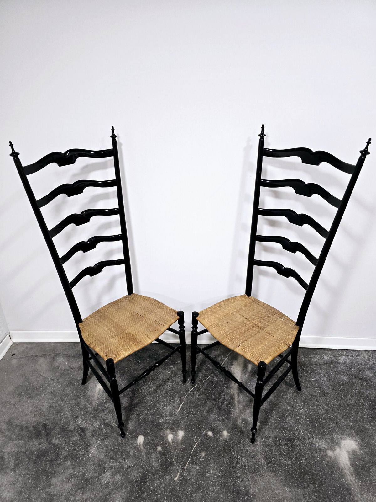 Paolo Buffa Ladder Chair For Chiavari, Italy 1950s 1 Of 2 photo vintage