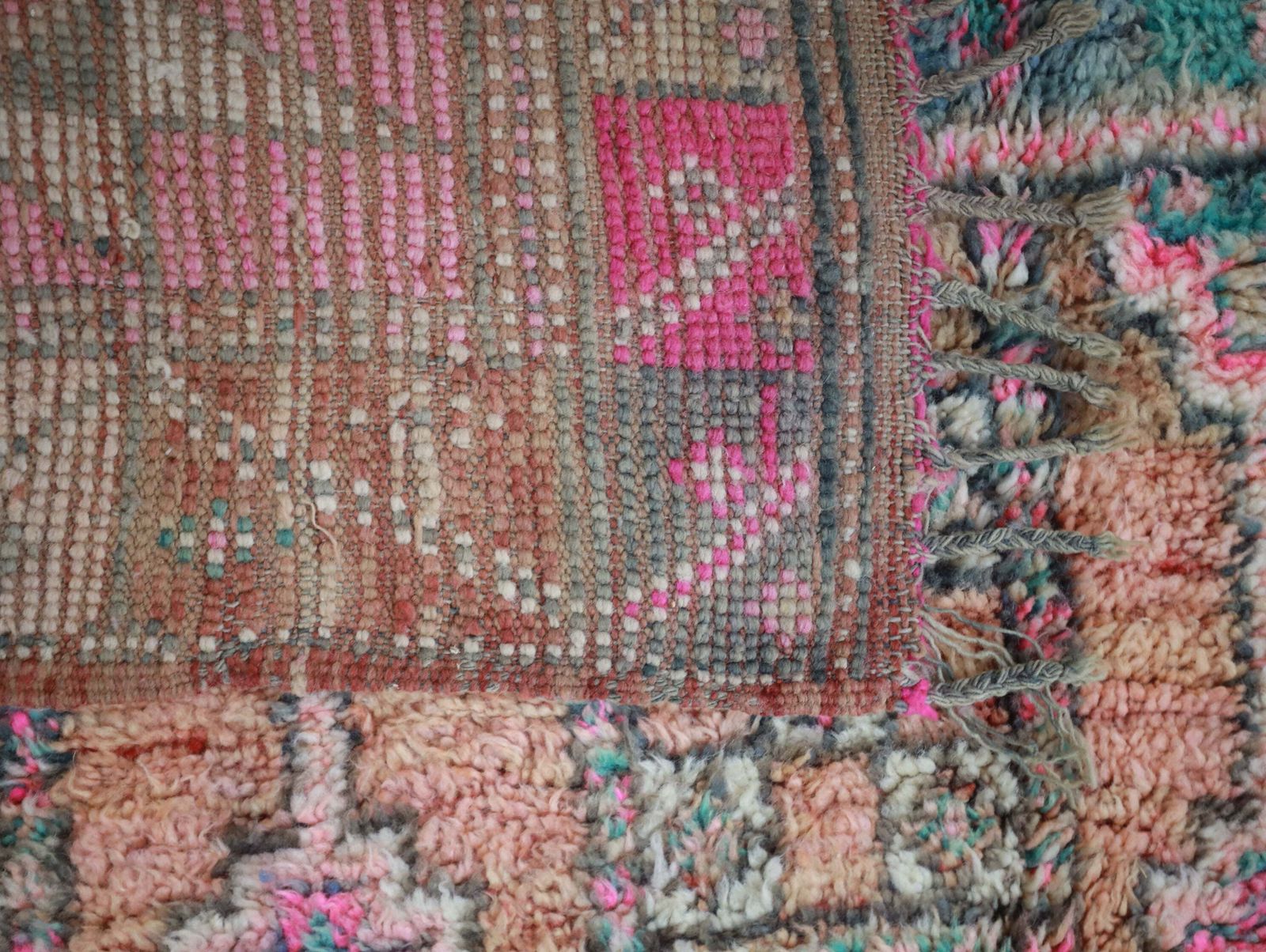 photo for sale Tiniri Vintage Moroccan Rug 5'4" X12'4"