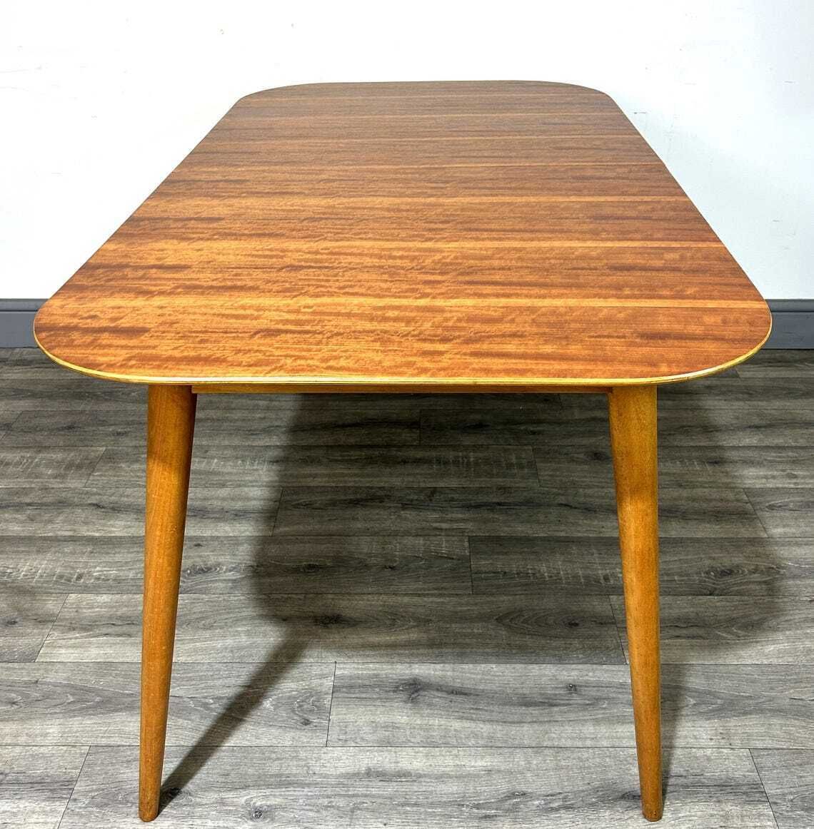 Fabulous Mid Century 1950's Extending Dining Table Heals For Jason Chairs Scarce photo vintage