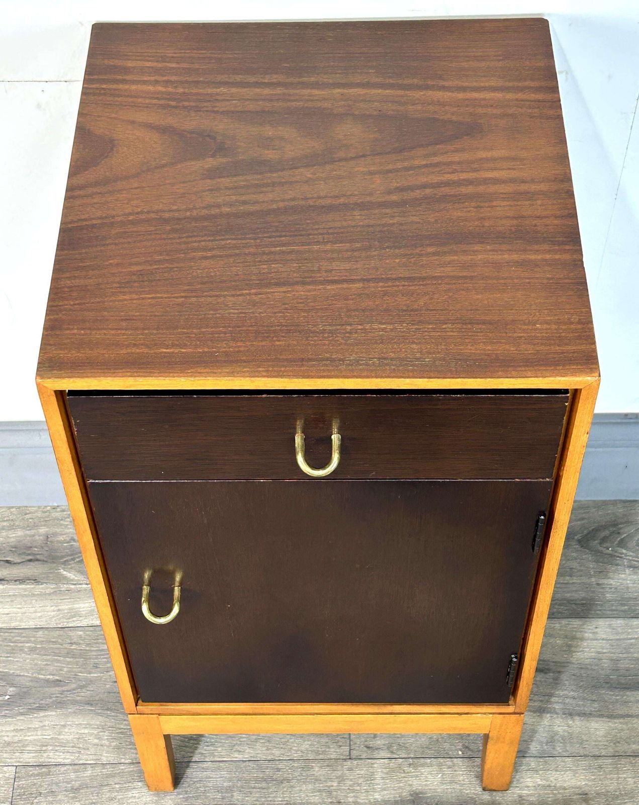 Stylish Mid Century Walnut Bedside Cabinet John/Sylvia Reid Stag 1950's/60's photo Furniture