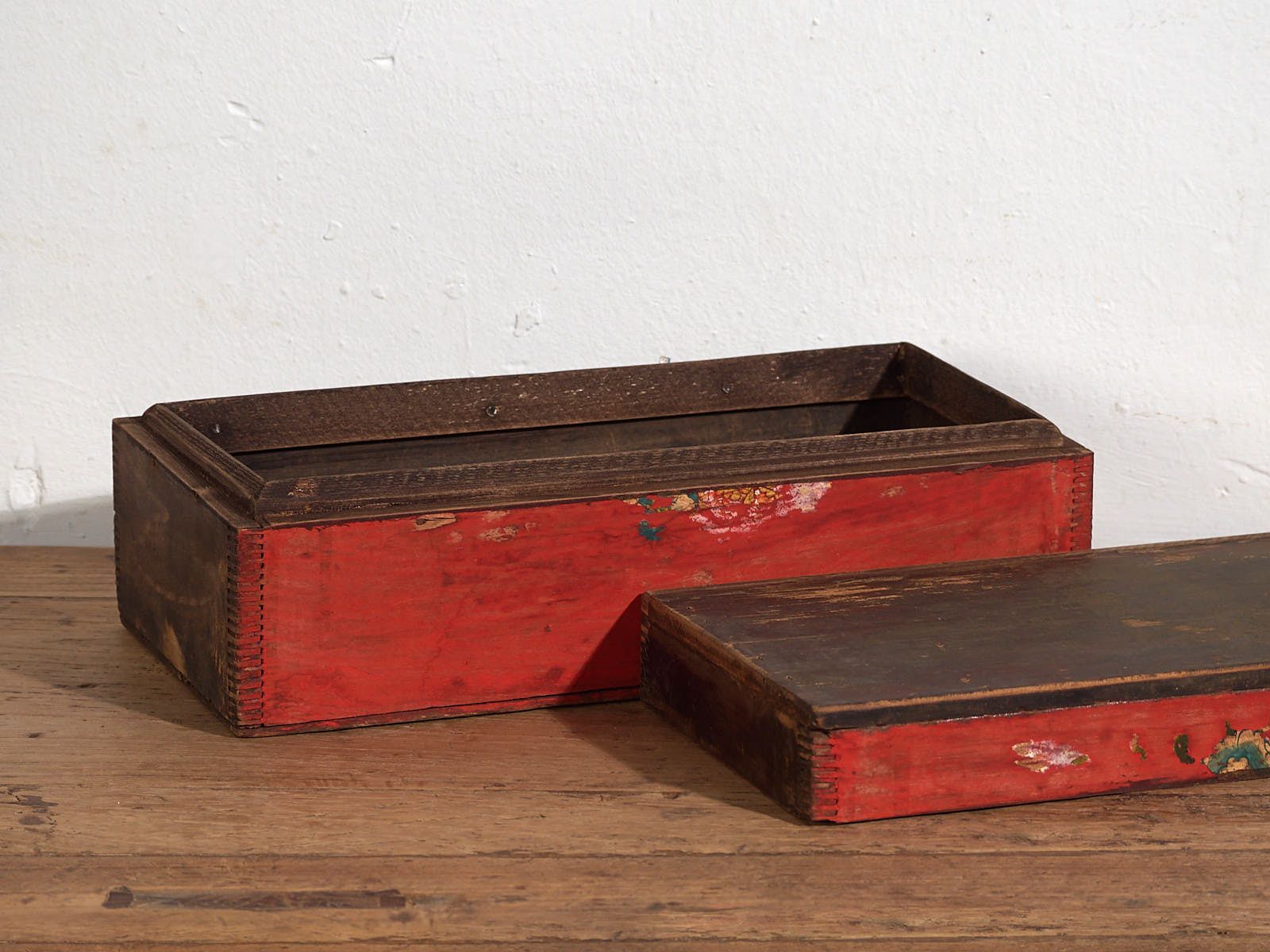 Antique Oriental Red Case (C.1900) #33 photo furniture