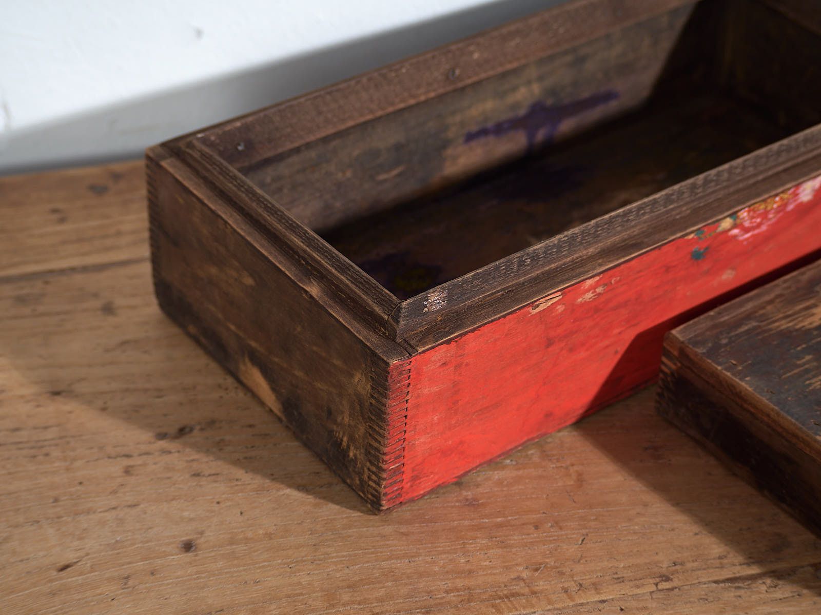 Antique Oriental Red Case (C.1900) #33 photo for sale