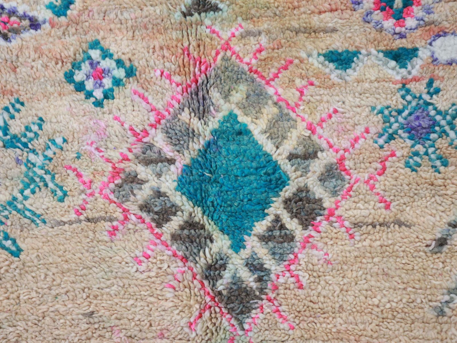 photo for sale Heba Vintage Moroccan Rug 6'4" X11'6"