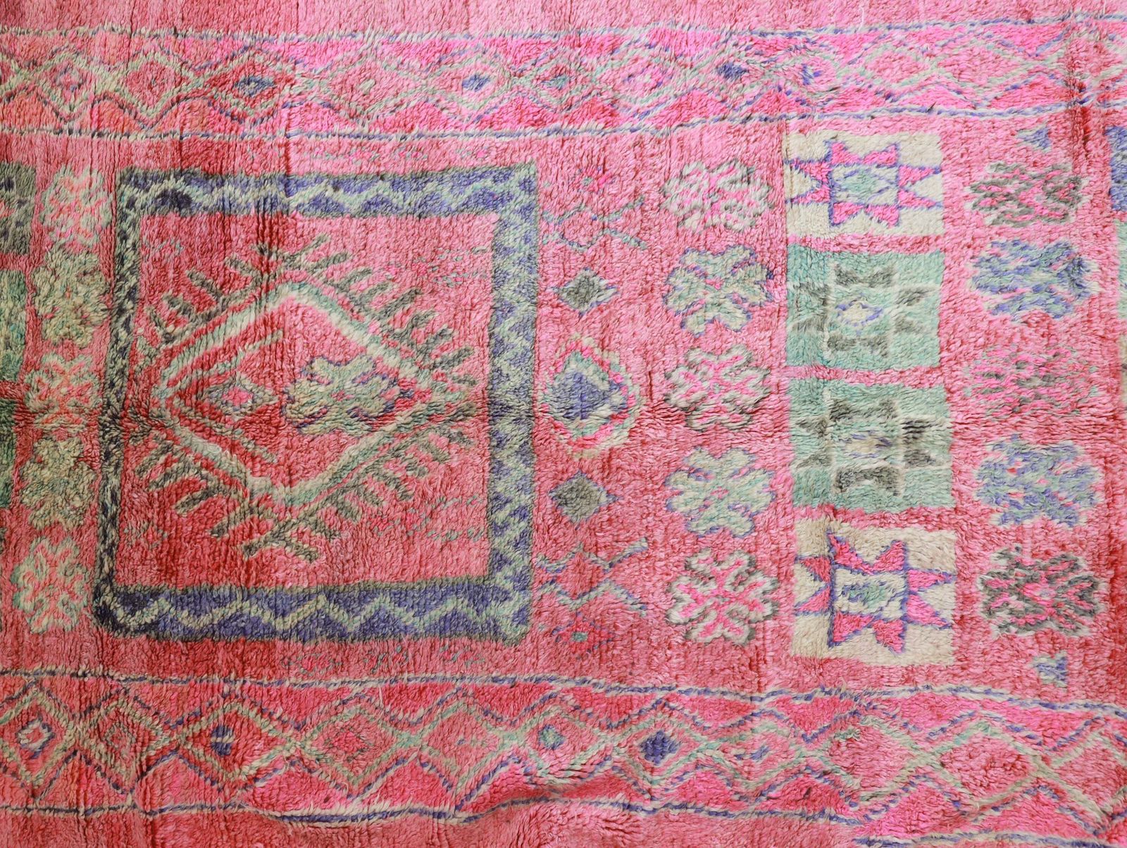Tudert Vintage Moroccan Rug 5'6" X11'6" photo furniture