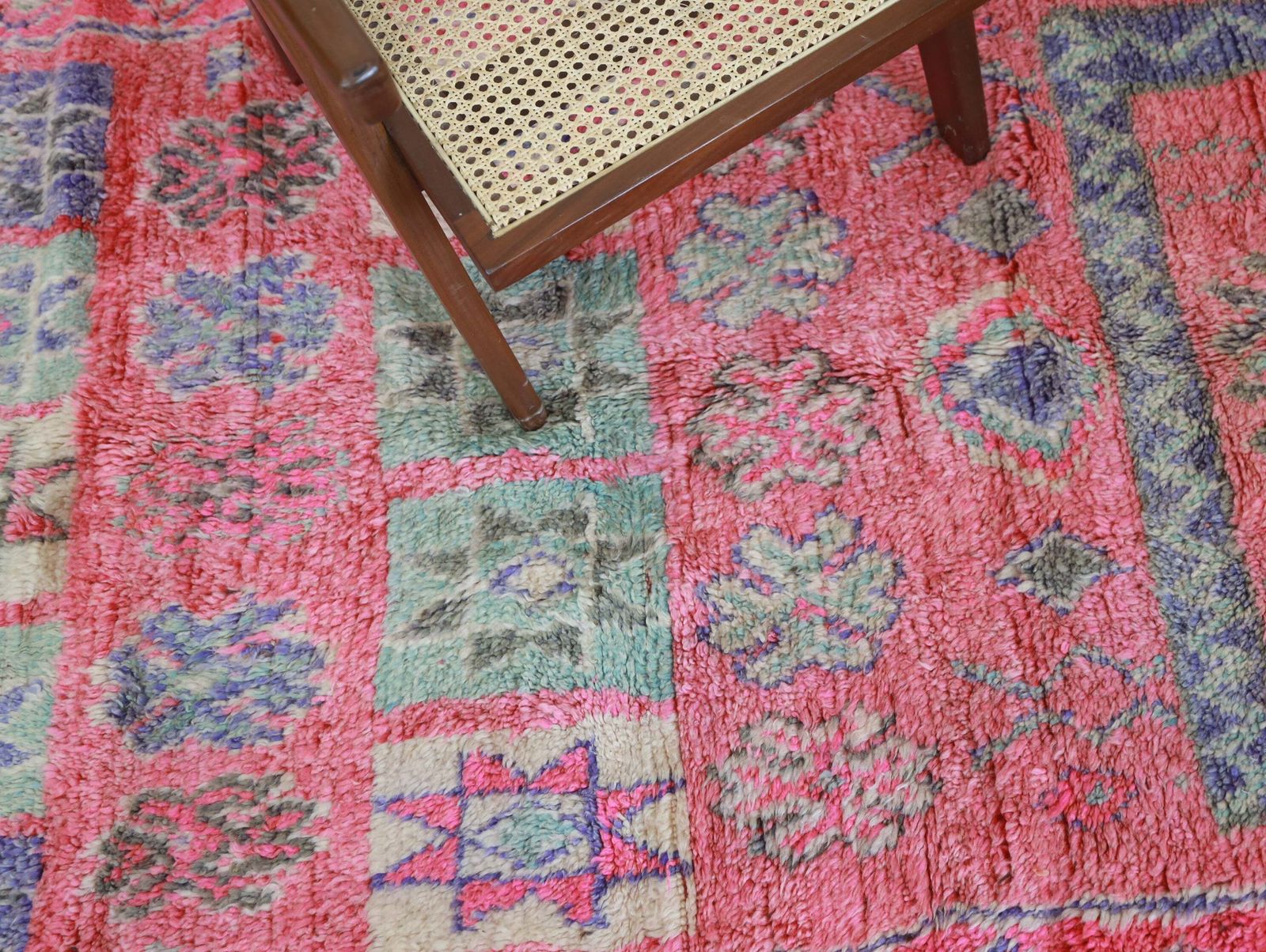 Tudert Vintage Moroccan Rug 5'6" X11'6" photo vintage