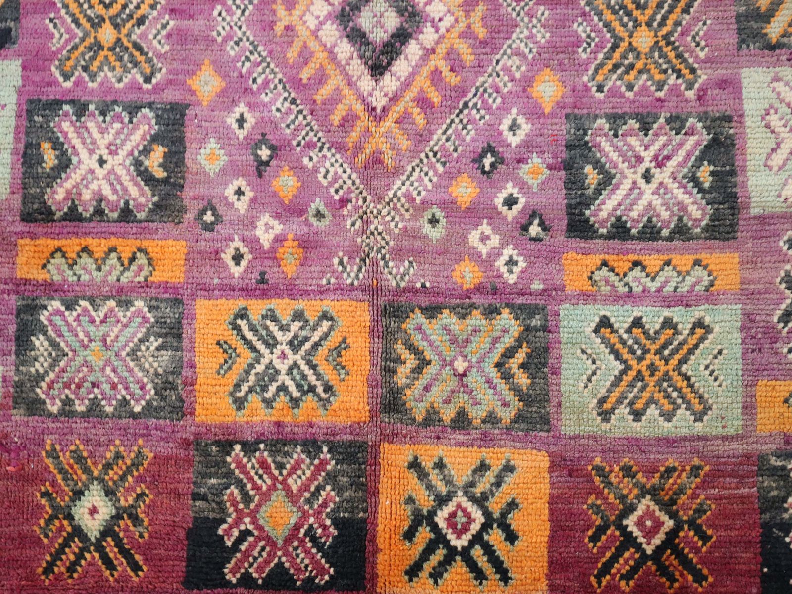 Bahsis Vintage Moroccan Rug 5'9" X 9'2" photo vinterior