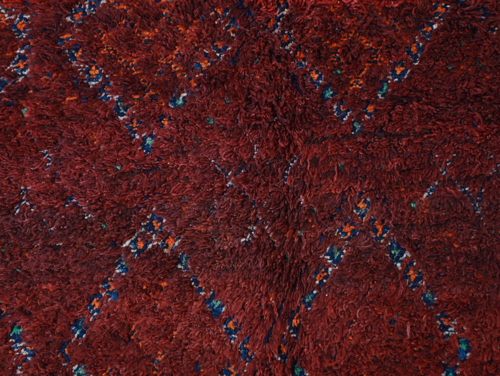 Imnayen Vintage Moroccan Rug 6'1" X11'5" photo Textiles