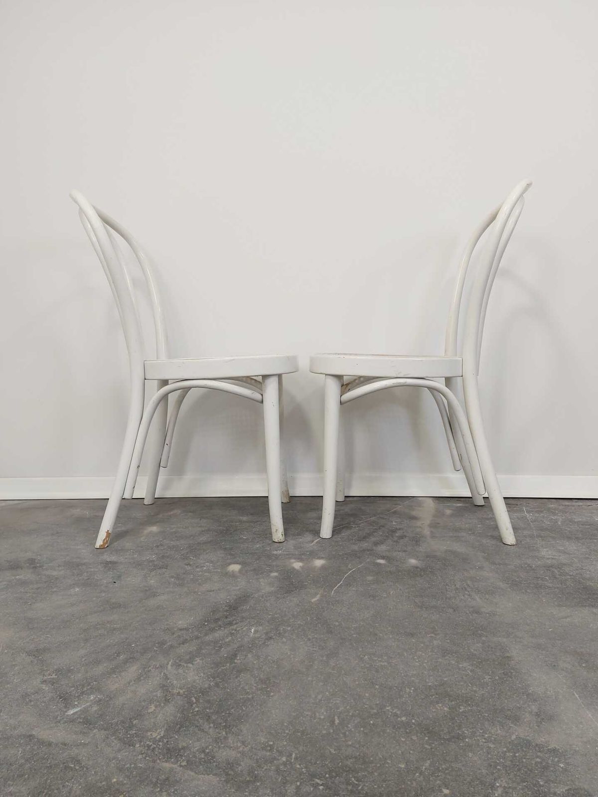 1 Of 9, Dining Chair, Bentwood Cane, No. 18, 1970s photo for sale