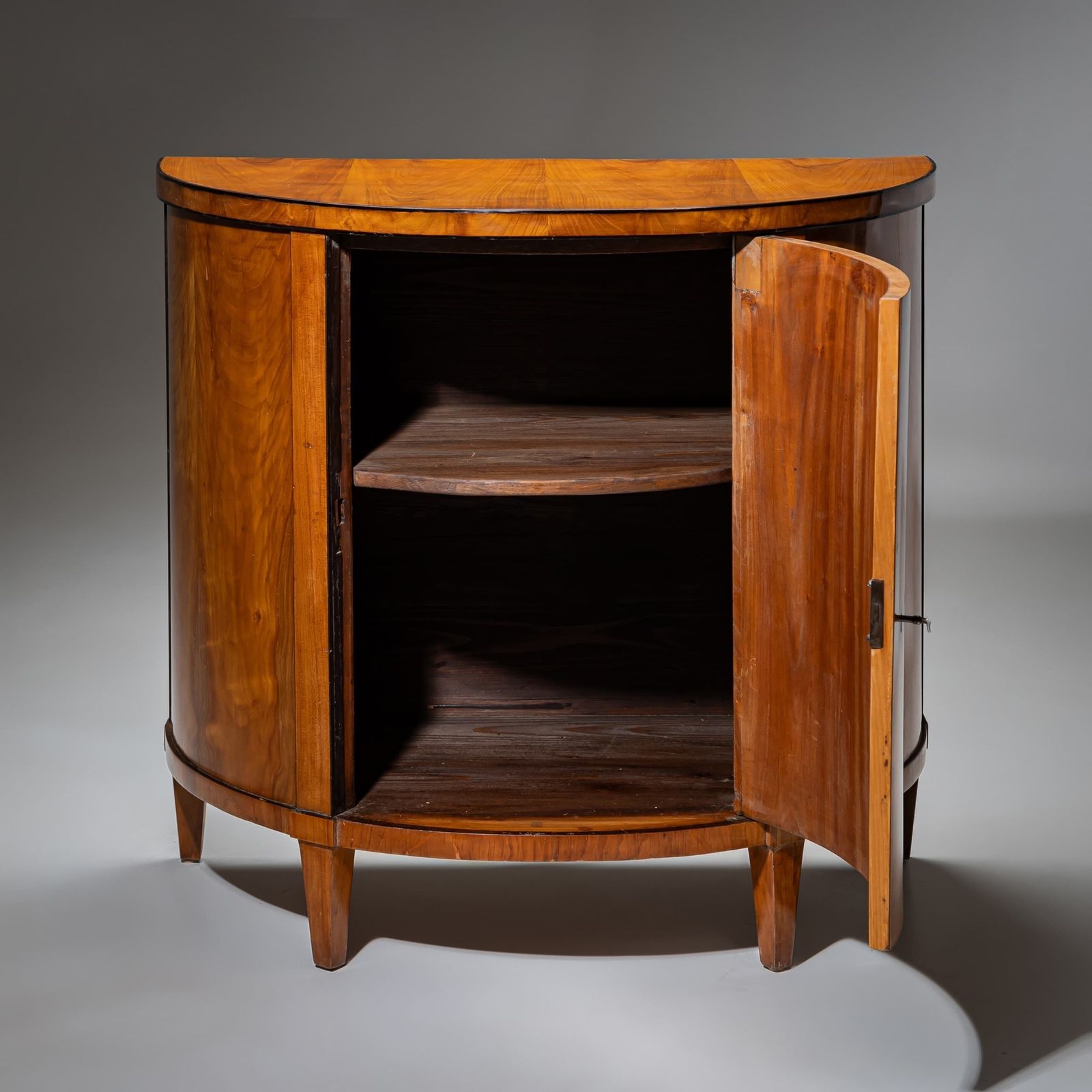Biedermeier Demilune Cabinet In Cherry, South Germany, Circa 1820 photo furniture
