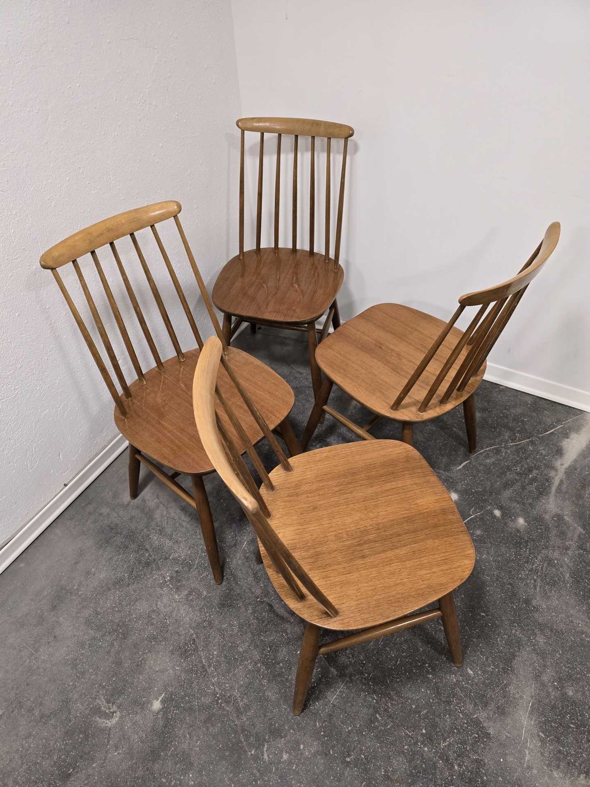 Dining Chairs By Ilmari Tapivaara 1970s Set Of 4 photo buy
