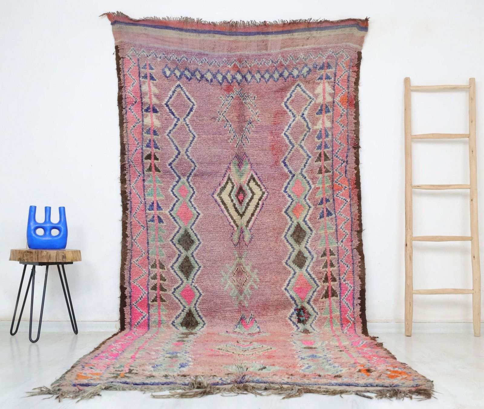 Sifaw Vintage Moroccan Rug 4'7" X 10'8"
