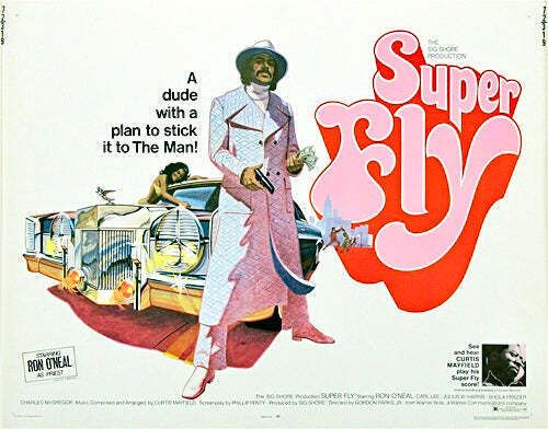 Original Super Fly 1972 Us Half Sheet
